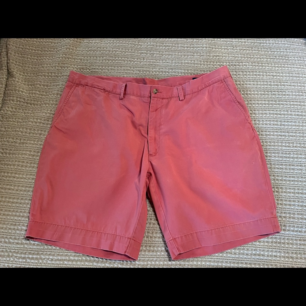 POLO by RALPH LAUREN  Men’s Flat Front Red/Pink  Size 30